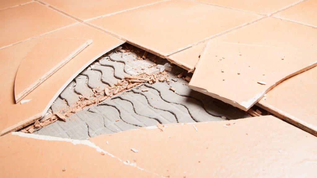 Replace the Tile (For Severe Cracks or Broken Tiles)